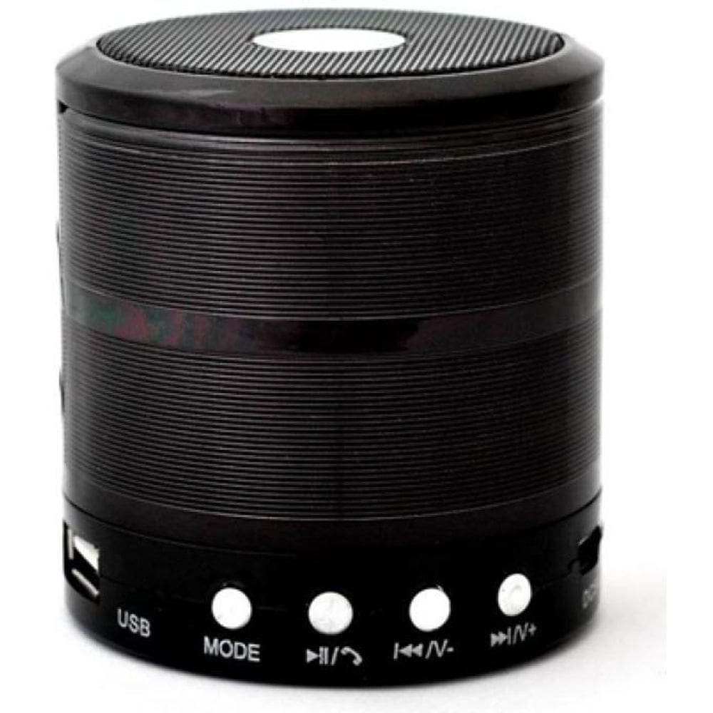 Caixa de som bluetooth mini speaker space line WS-887 preta