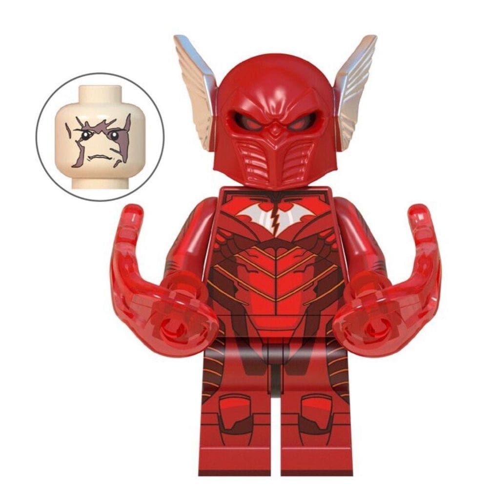 Boneco Blocos De Montar Batman Red Death Multiverso Terra