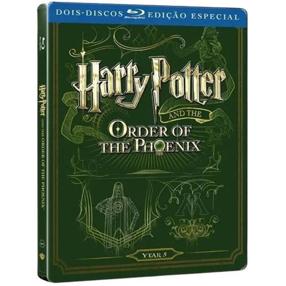 Blu-ray Harry Potter e a Ordem da Fênix 2007 HD 2 Discos