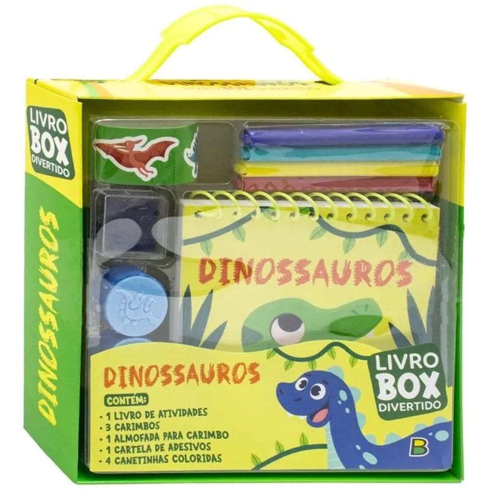 Livro Box Divertido Princesas | Unicórnios | Espaço | Dinossauros Superdivertidas - Brasileitura