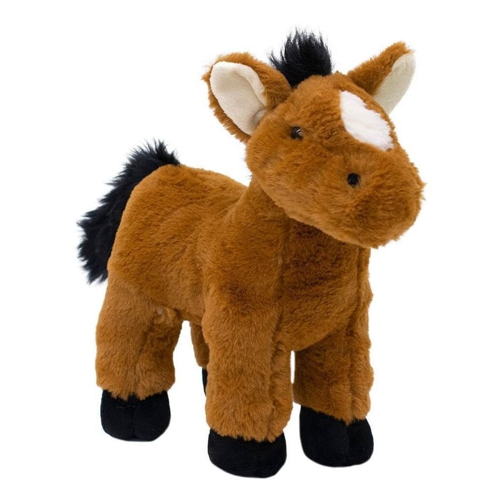 Cavalo Marrom Em Pé 28 - Pelúcia