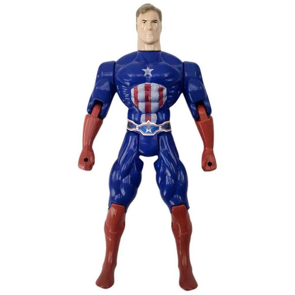 Boneco Capitão América 29Cm Articulado
