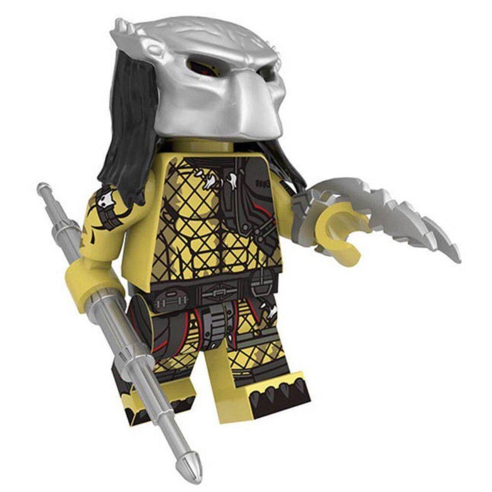 Boneco Blocos De Montar Dark Predador