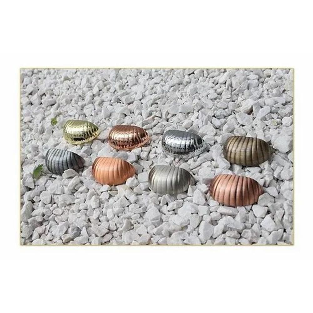 Puxador Concha Ostra 64mm Níquel Escovado - Gruppa