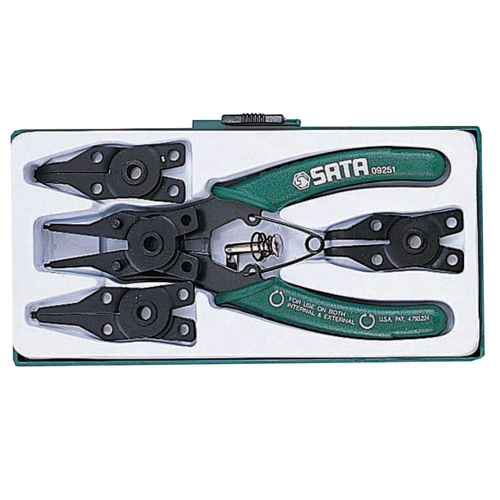 Jogo De Alicate De Aneis De Retencao 5 Pcs Sata