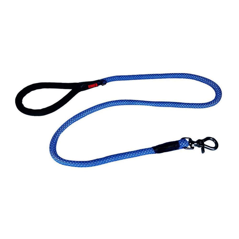 Guia Corda Kong Rope Leash Refletivo 1,5 M Azul Cachorro