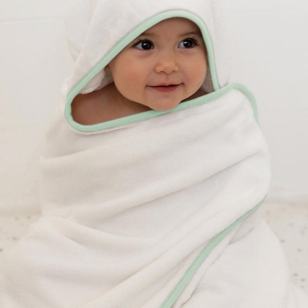 Toalha de Banho com Capuz Laço Bebê Comfort 100x80cm