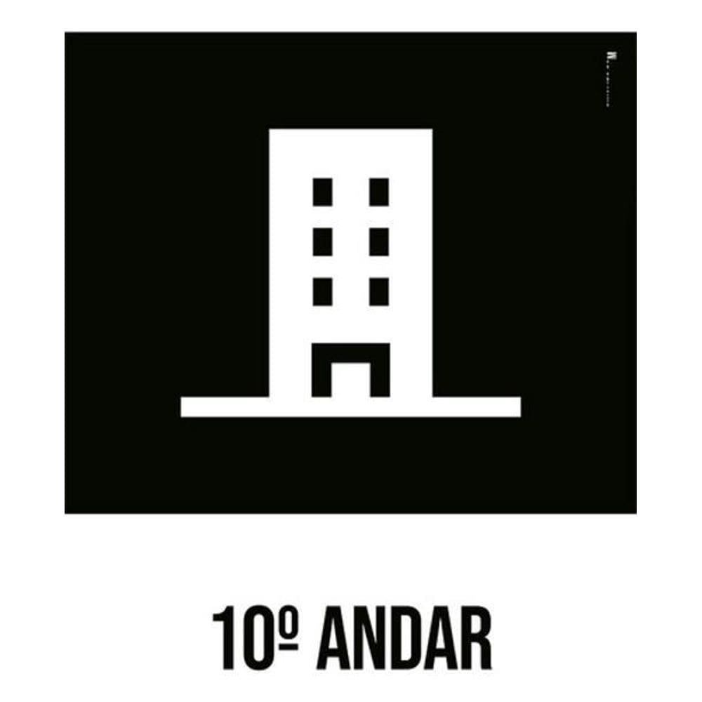 Kit 3 Placas Desenho - 10 Andar