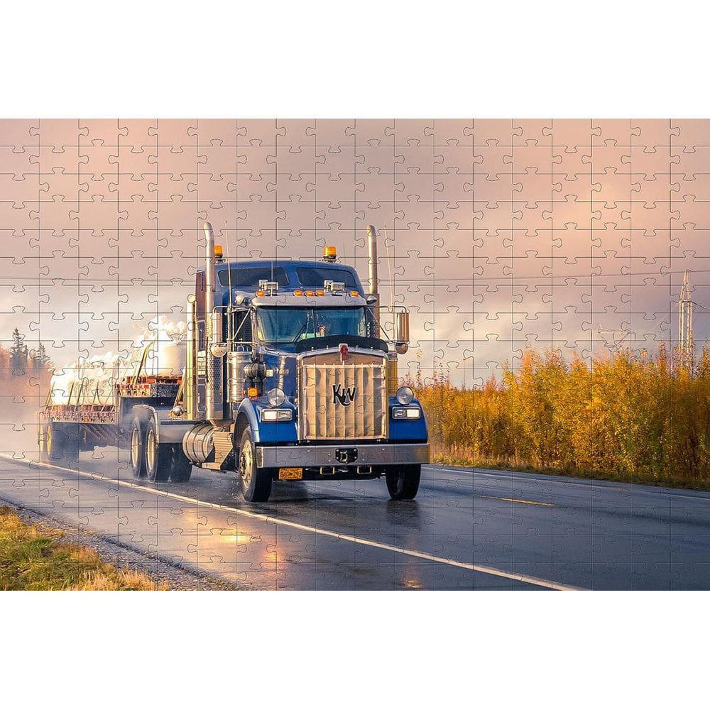 Quebra Cabeça Caminhão De 300 Peças + Chaveiro Presente