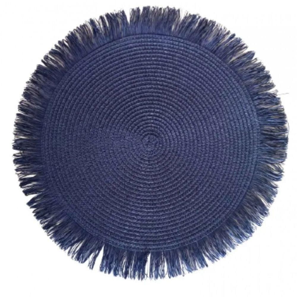 Lugar Americano Papel Azul Escuro 38 Cm - Rojemac