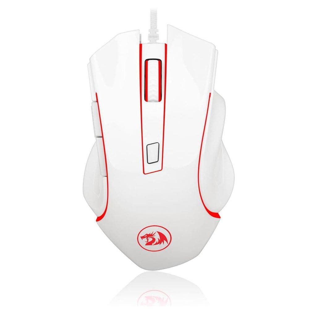 Mouse Gamer Redragon Nothosaur M606 Pixart 3200 Dpi Branco