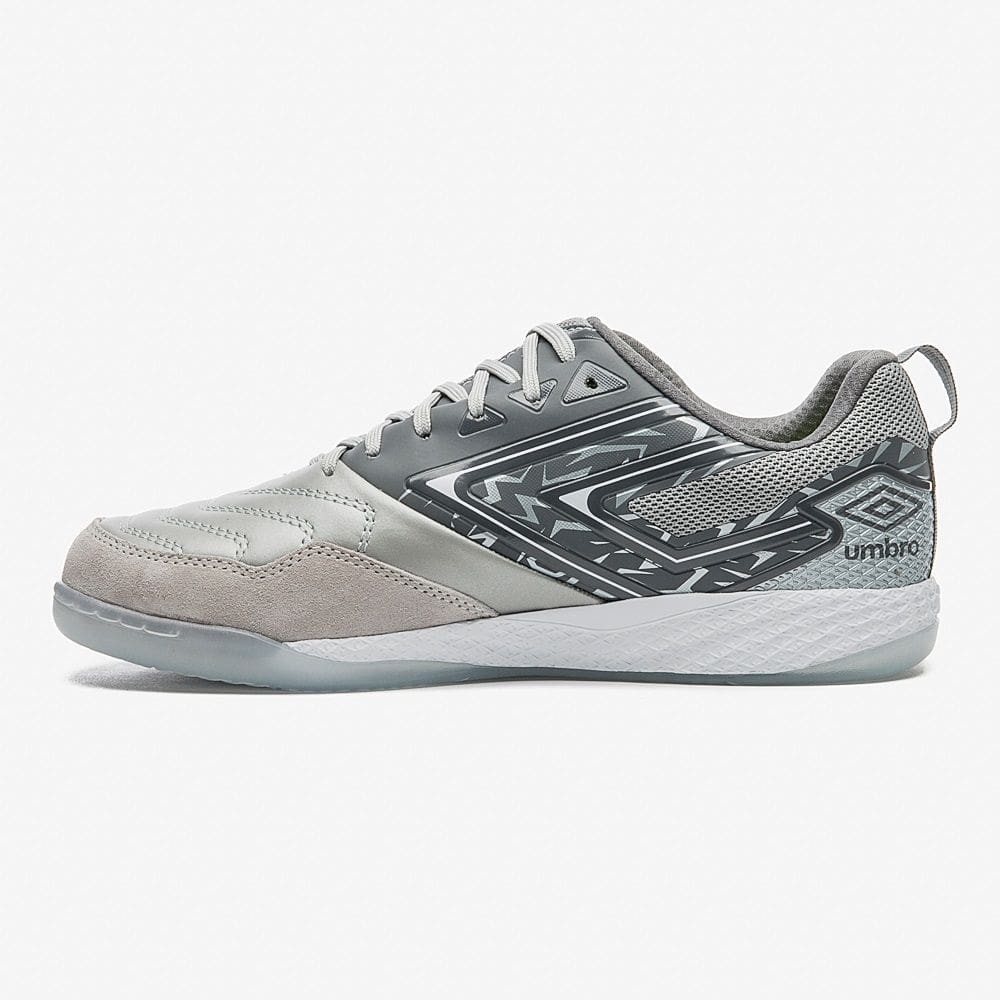 Chuteira Futsal Umbro Pro 5 Bump Cinza | Extra