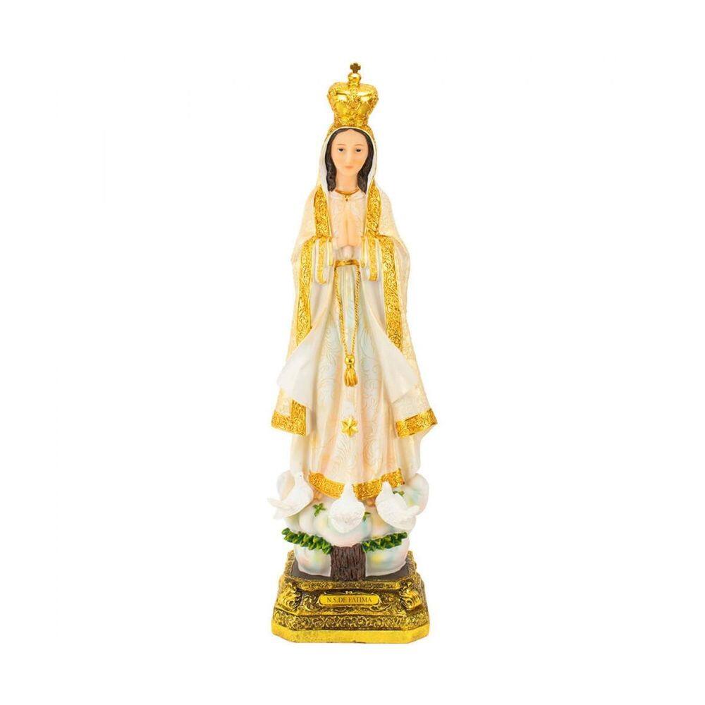 Nossa Senhora De Fátima 60Cm Enfeite Resina