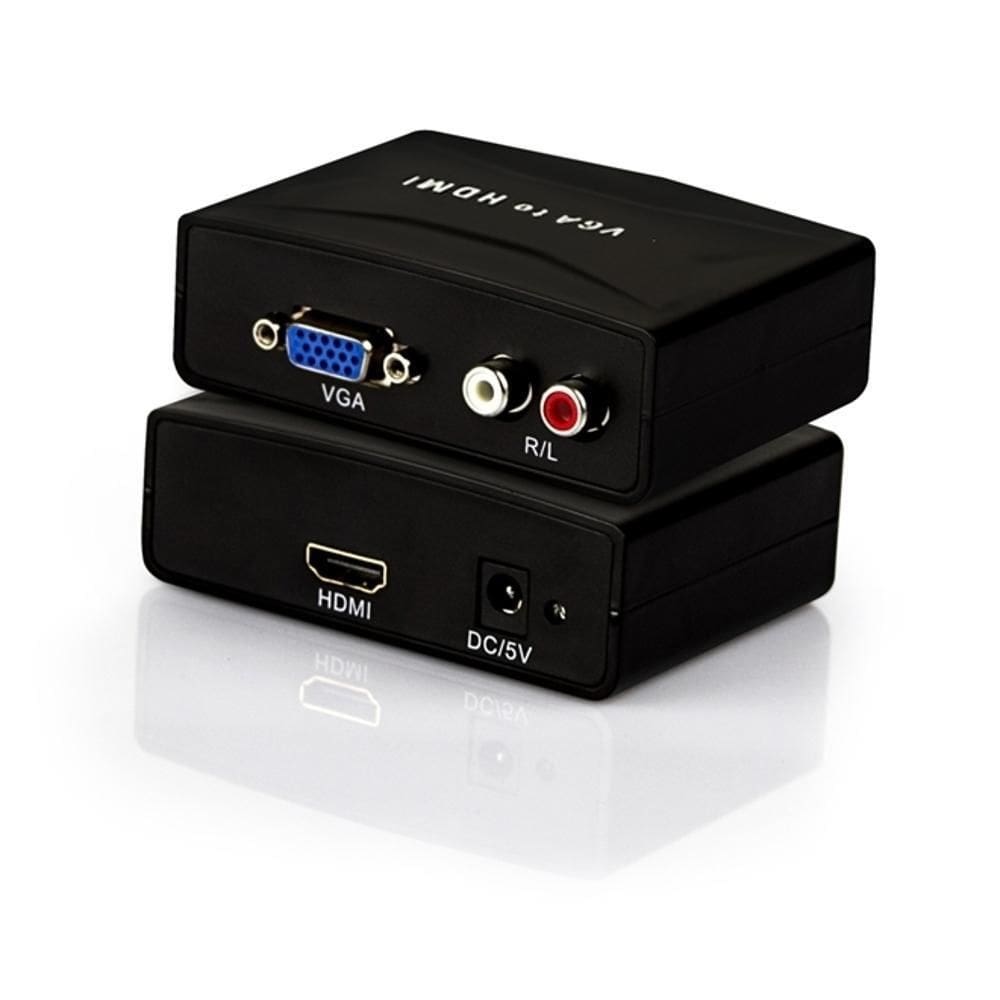 Conversor Adaptador Vga + Áudio X Hdmi Para PC Notebook