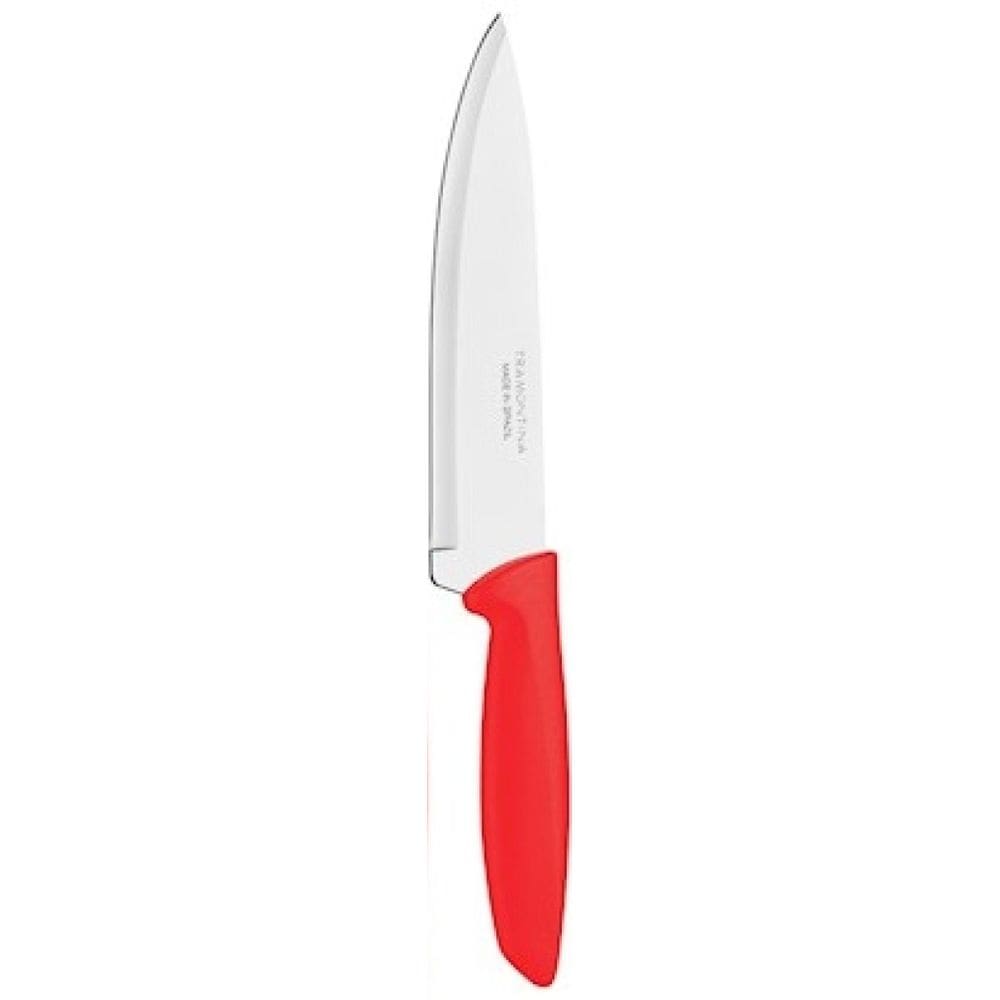 Jogo Faca Aço Inox 4 Peças Plenus Vermelho- Tramontina