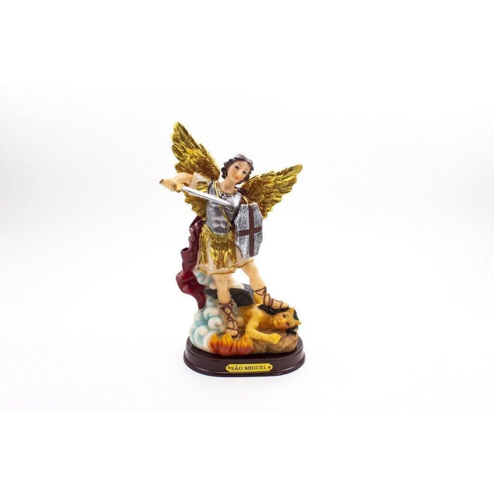 Imagem São Miguel Arcanjo Importada Salvatore Resina 20 Cm