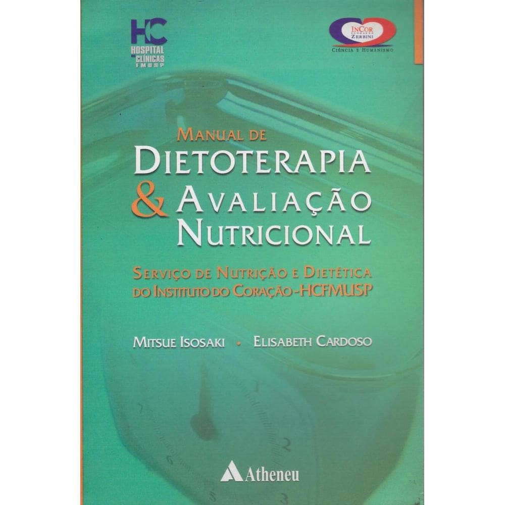 Livro Manual Dietoterapia E Avaliação Nutricionalisosaki
