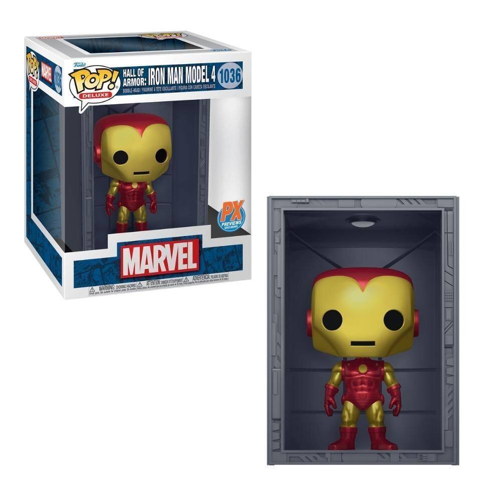 Funko POP Homem de Ferro Model 4 Deluxe 10cm