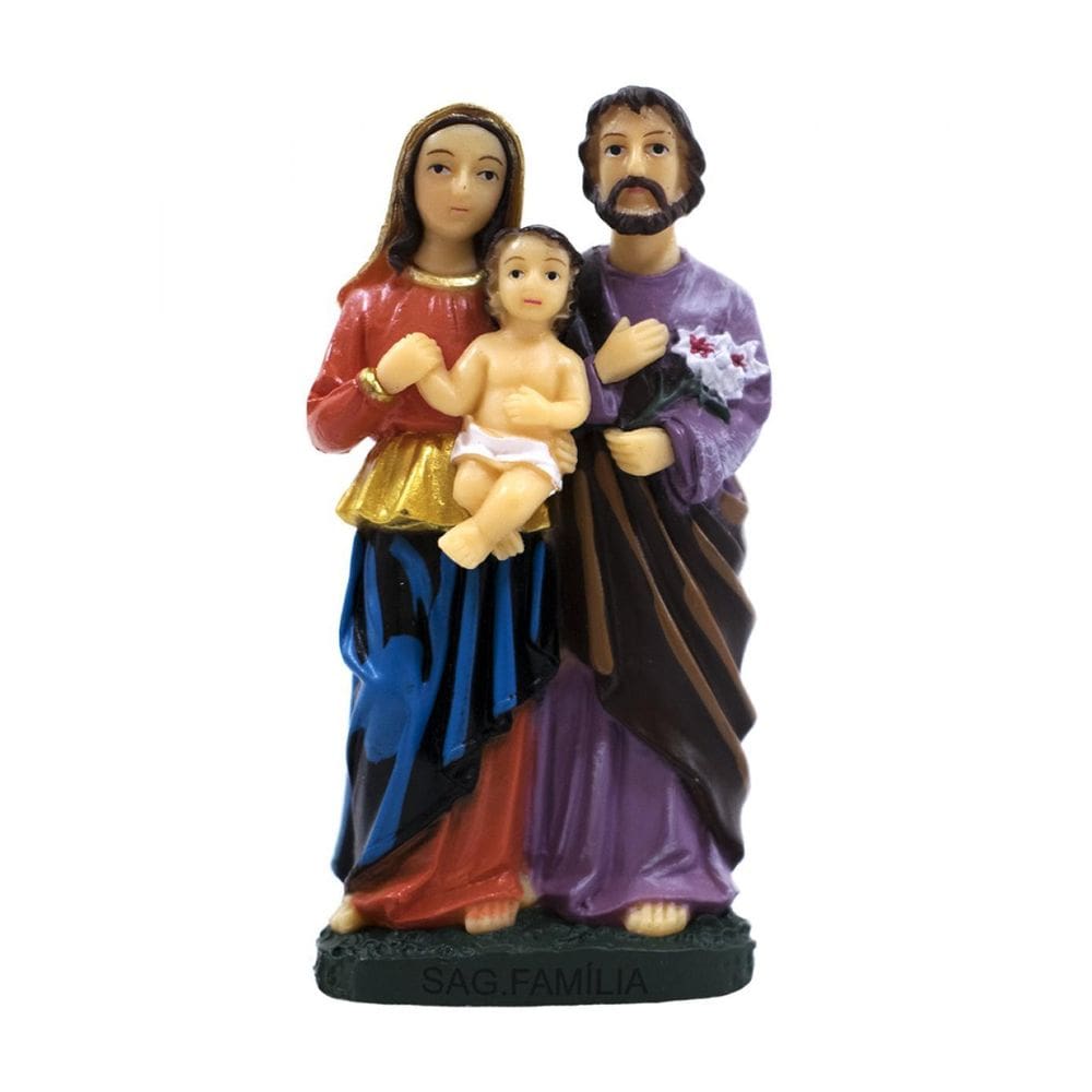 Sagrada Família 8Cm Enfeite Resina