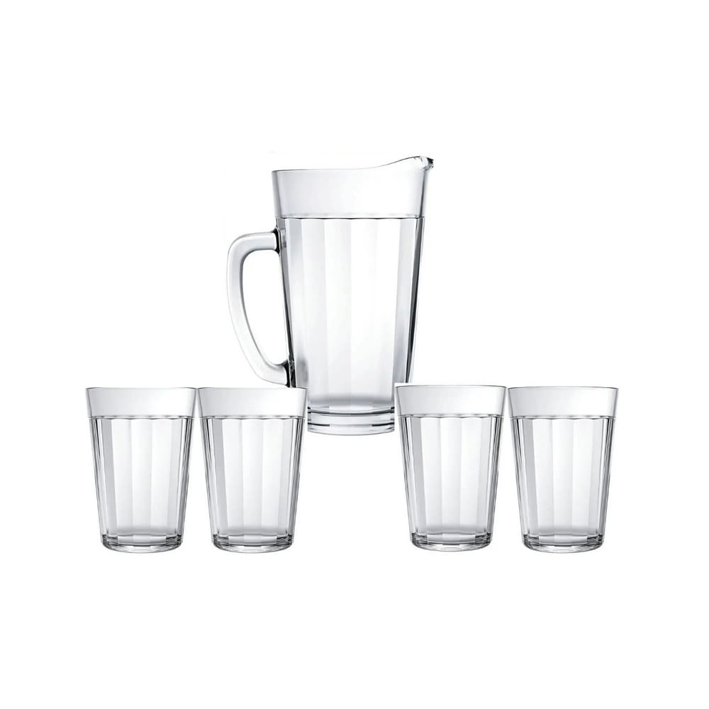 Jogo  Jarra Americano 1,5 L + Copos Americano 345ml-Kit 6 Un