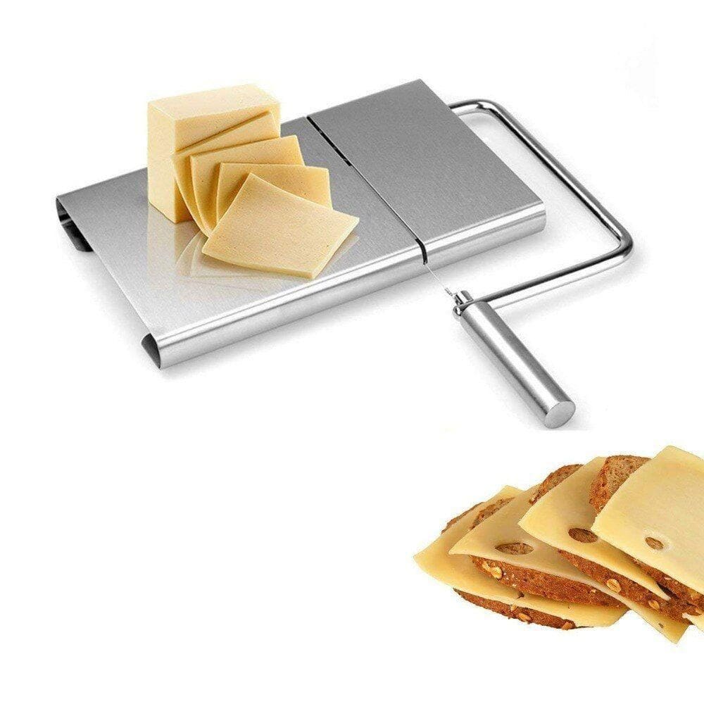 Fatiador Cortador De Queijo Fio Aço Inox Multifuncional Mimo