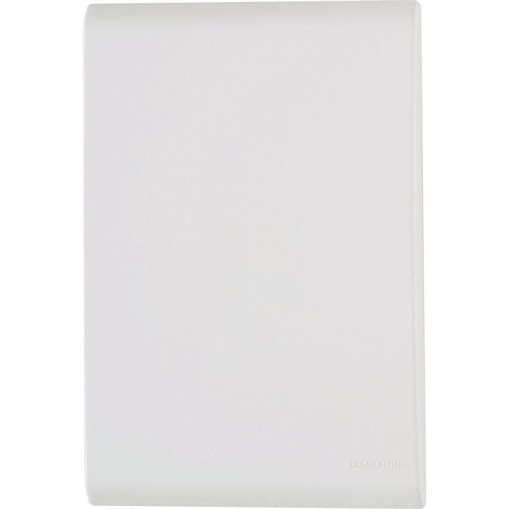 Kit 8 Placa Cega 4x2 Tramontina Liz Branca