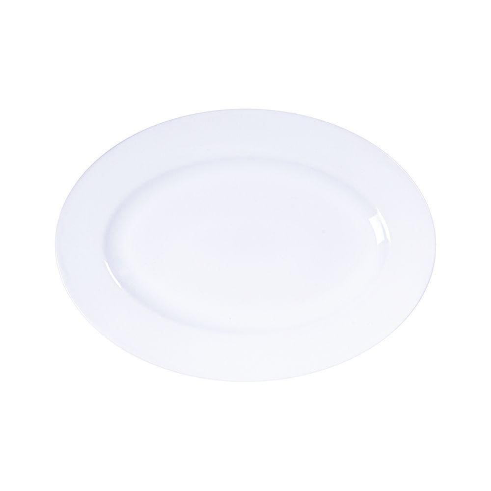 Travessa Oval Tramontina Maria Augusta Em Porcelana 32x25 Cm