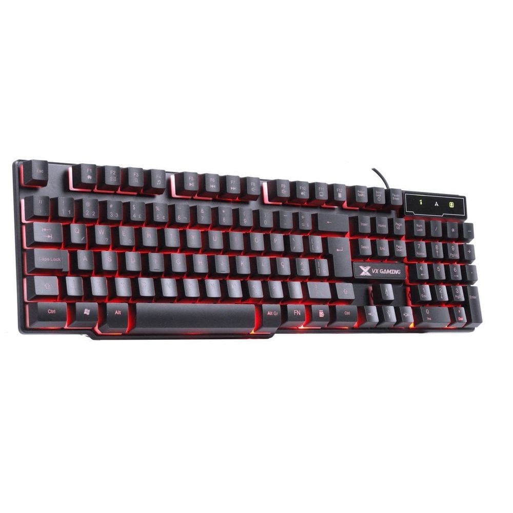 Teclado Gamer Vx Gaming Hydra 107 Teclas + 12 Multimídia