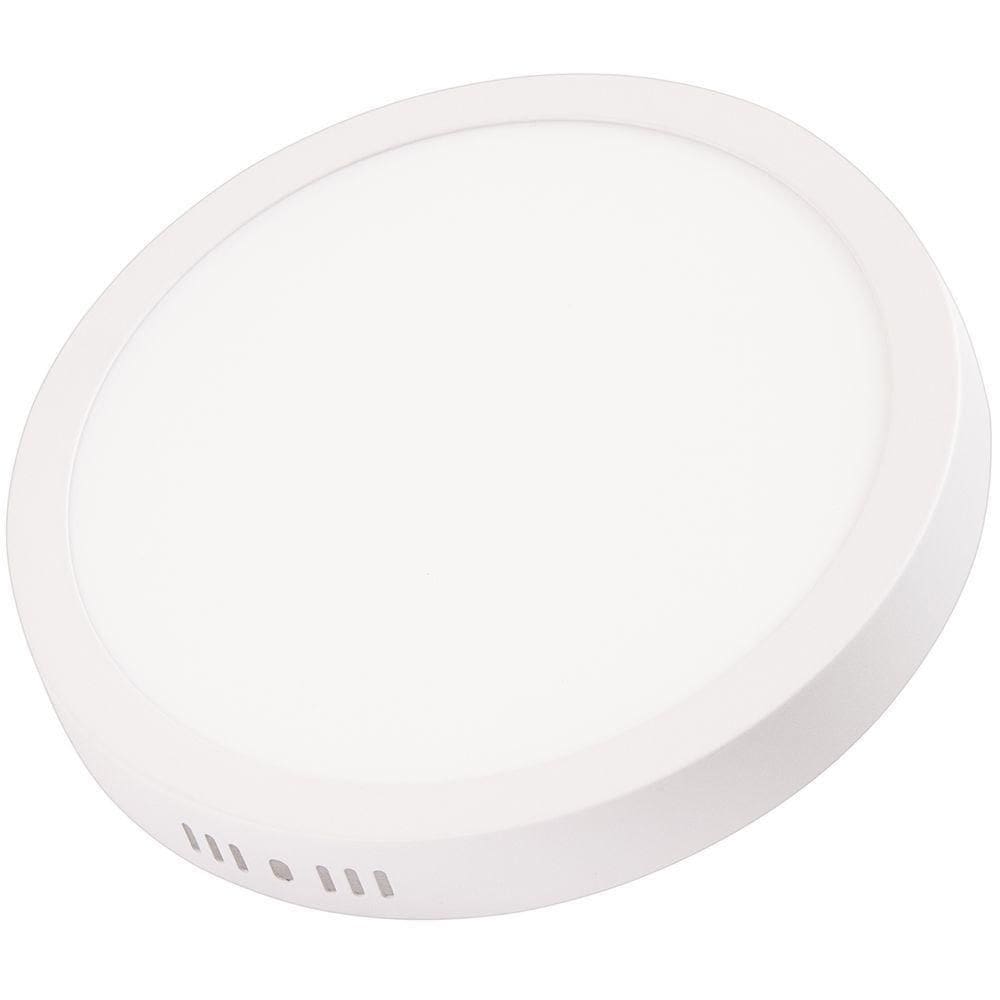 Plafon Led Tramontina Redondo De Sobrepor 18 W 6500 K Luz Branca