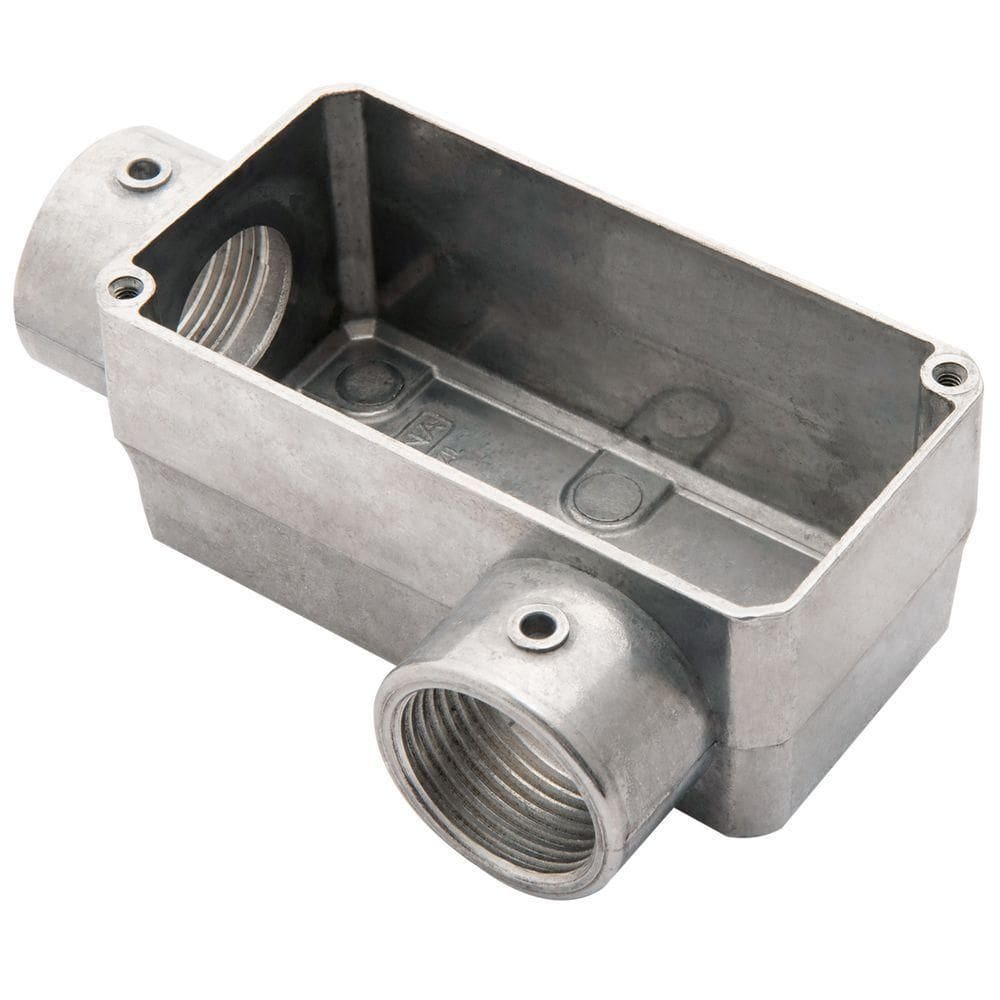 Condulete Fixo 1\" Tipo \"ll\" - Sem Tampa - Rosca Bsp - Sem Pintura