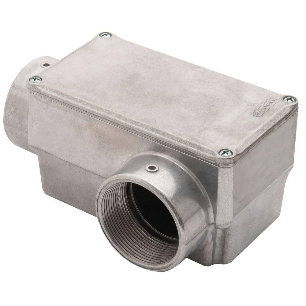 Condulete Fixo 2\" Tipo \"ll\" - Com Tampa - Rosca Bsp - Sem Pintura