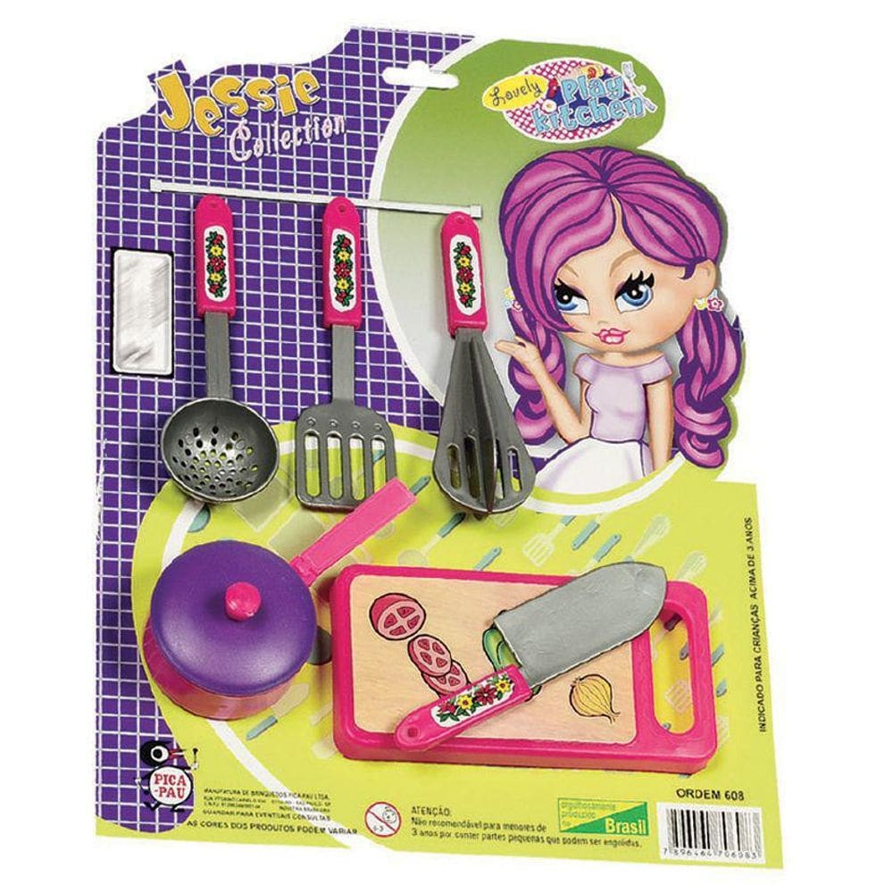 Kit Cozinha Panelinha Jessie Collection - Pica Pau