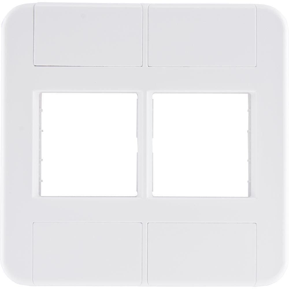 Placa 4 Postos 4x4 Tramontina Tablet Branca