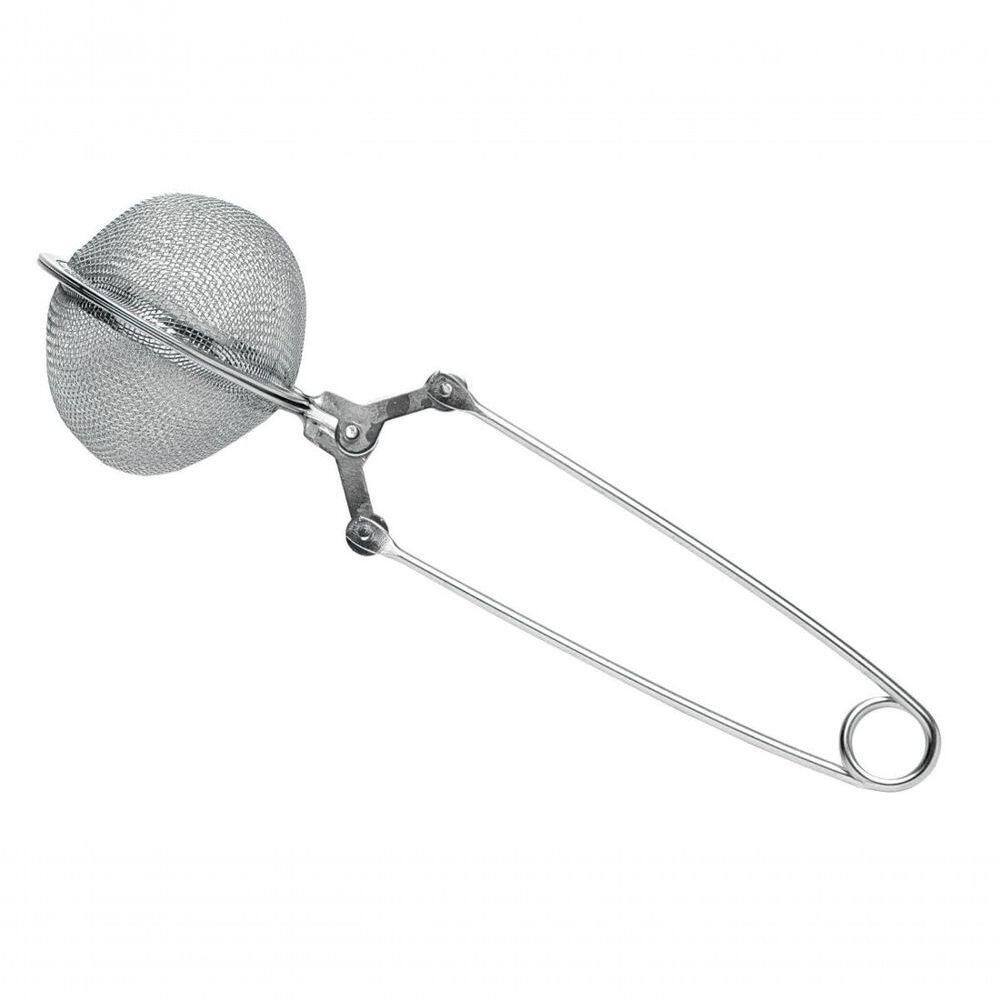Infusor De Cha Em Inox Pinça Peneira Dupla Mimo Style