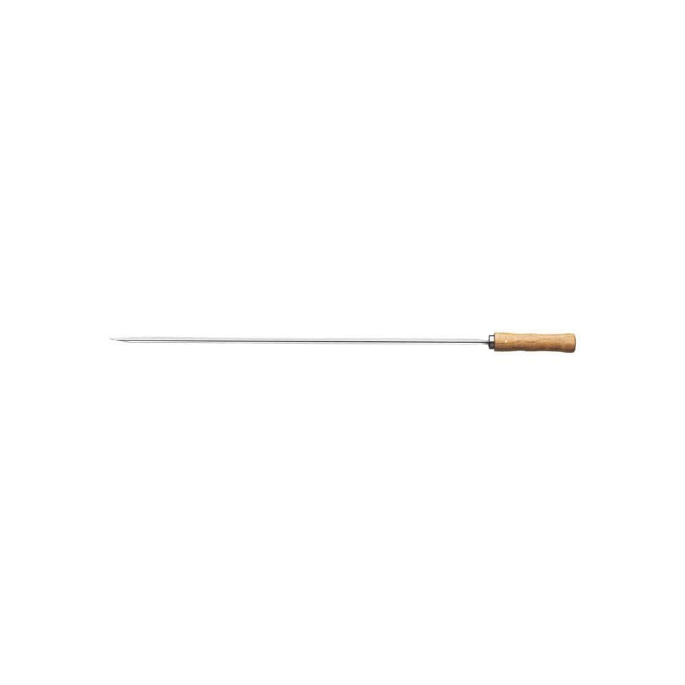 Espeto Para Churrasco Tramontina Com Lamina Em Aço Inox E Cabo De Madeira 65 Cm