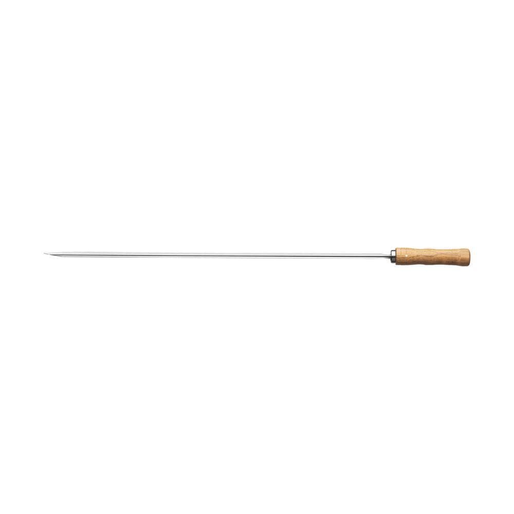Espeto Para Churrasco Tramontina Com Lamina Em Aço Inox E Cabo De Madeira 85 Cm