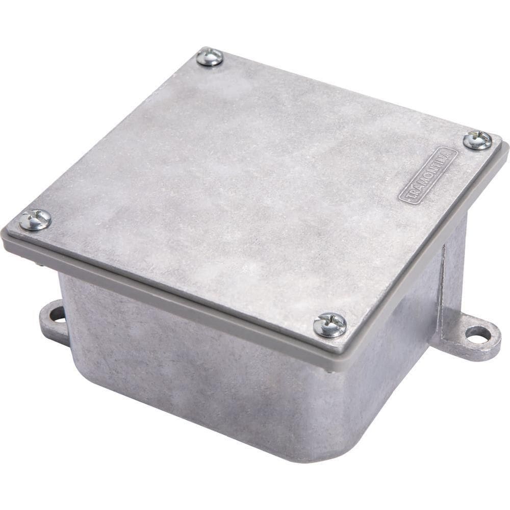 Caixa De Passagem Cp- 2020 Em Aluminio Com Tampa Reversivel