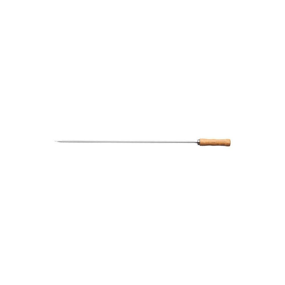 Espeto Para Churrasco Tramontina Com Lamina Em Aço Inox E Cabo De Madeira 55 Cm