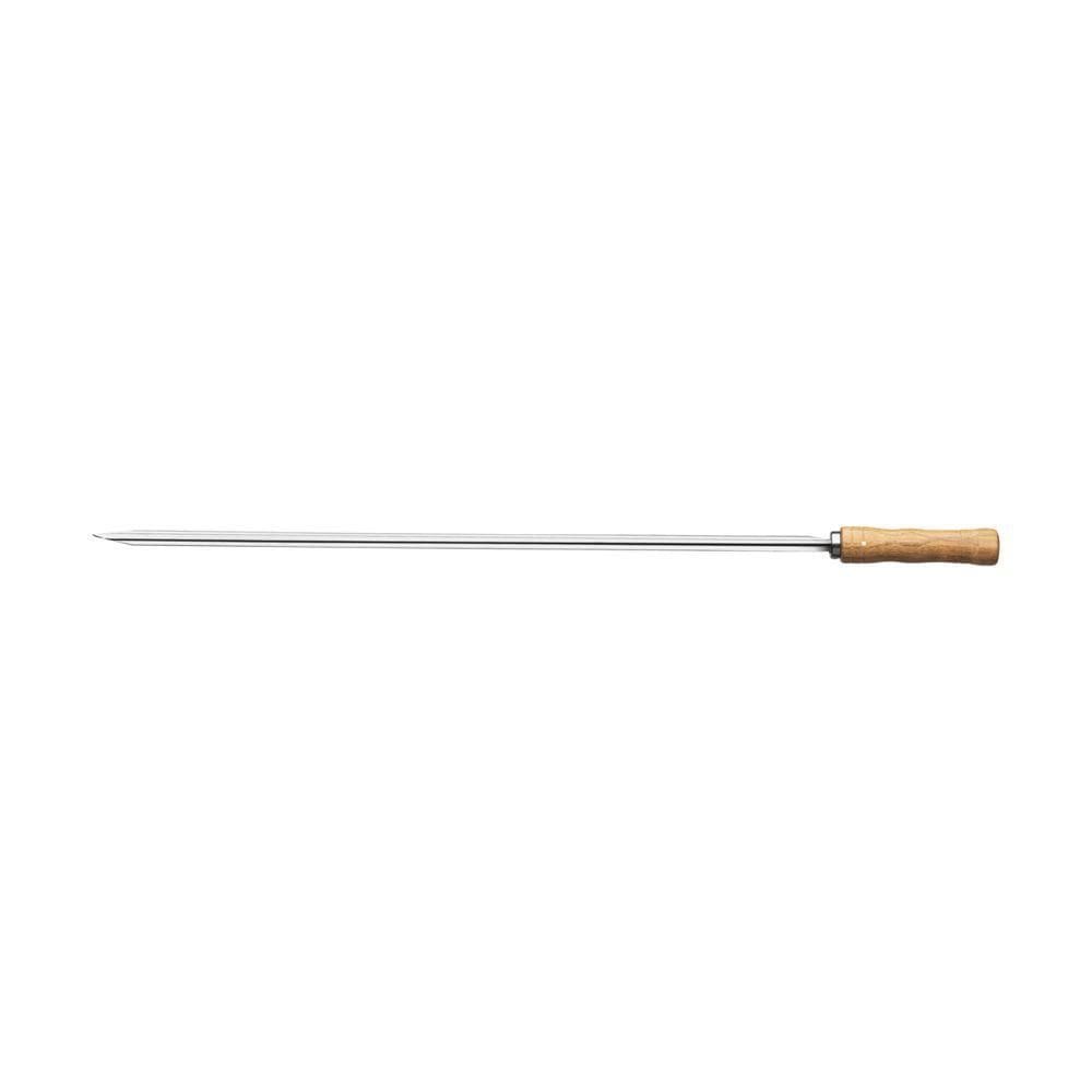 Espeto Para Churrasco Tramontina Com Lamina Em Aço Inox E Cabo De Madeira 95 Cm