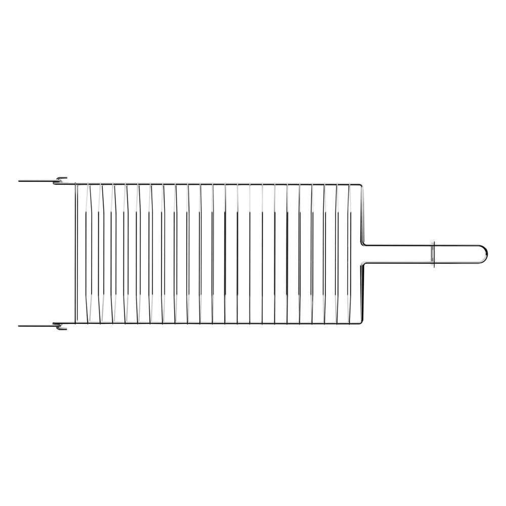 Grelha Tramontina Churrasco Em Aço Inox 42x23 Cm