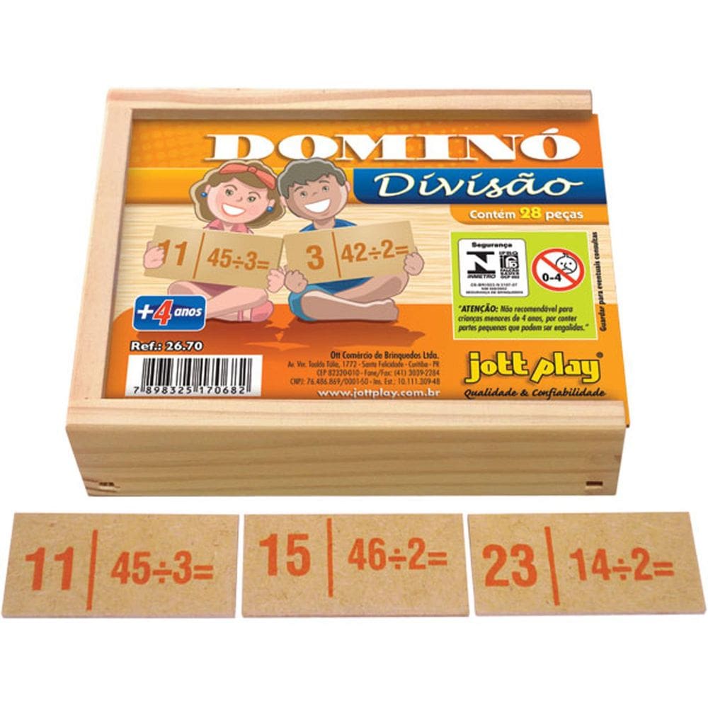 Dominó De Divisão - Operações Matemáticas