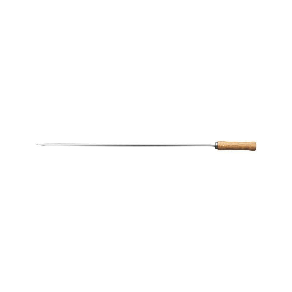 Espeto Para Churrasco Tramontina Com Lamina Em Aço Inox E Cabo De Madeira 75 Cm