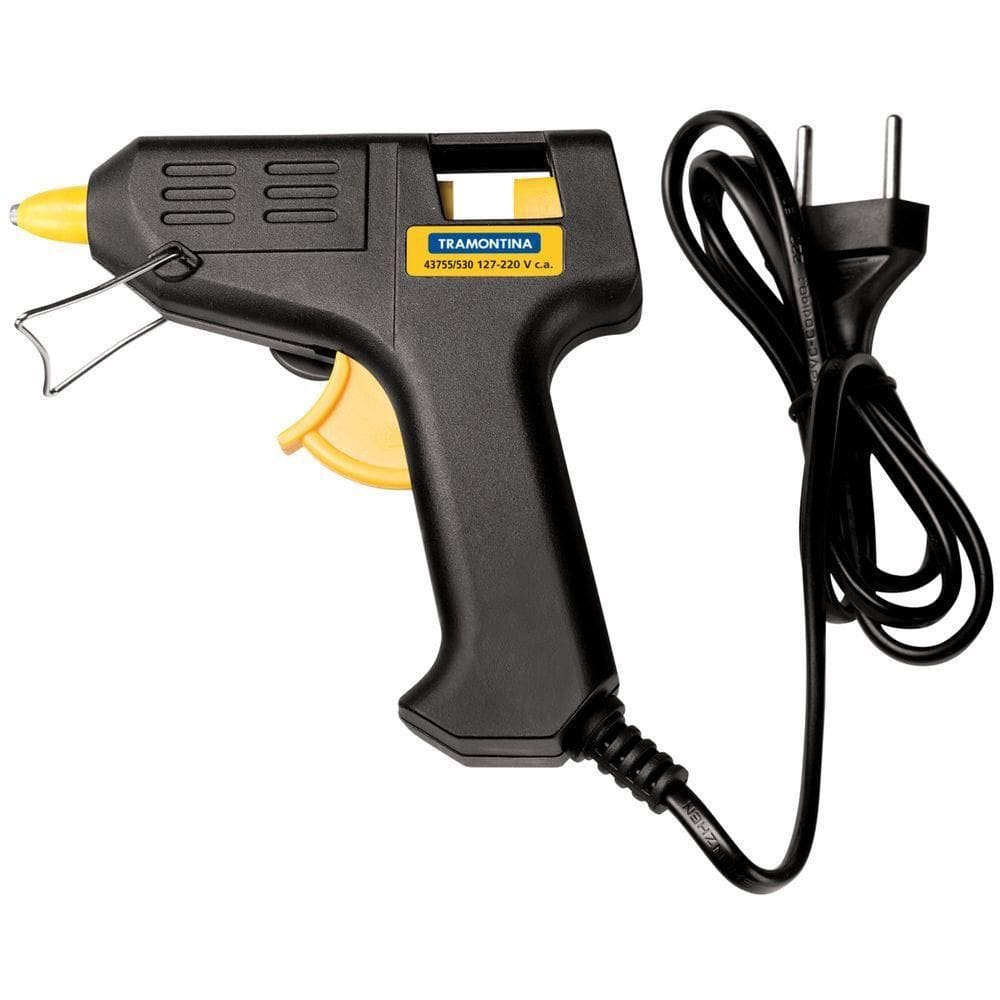 Pistola Eletrica Para Cola Quente 10-12 W Tramontina Com Corpo Injetado