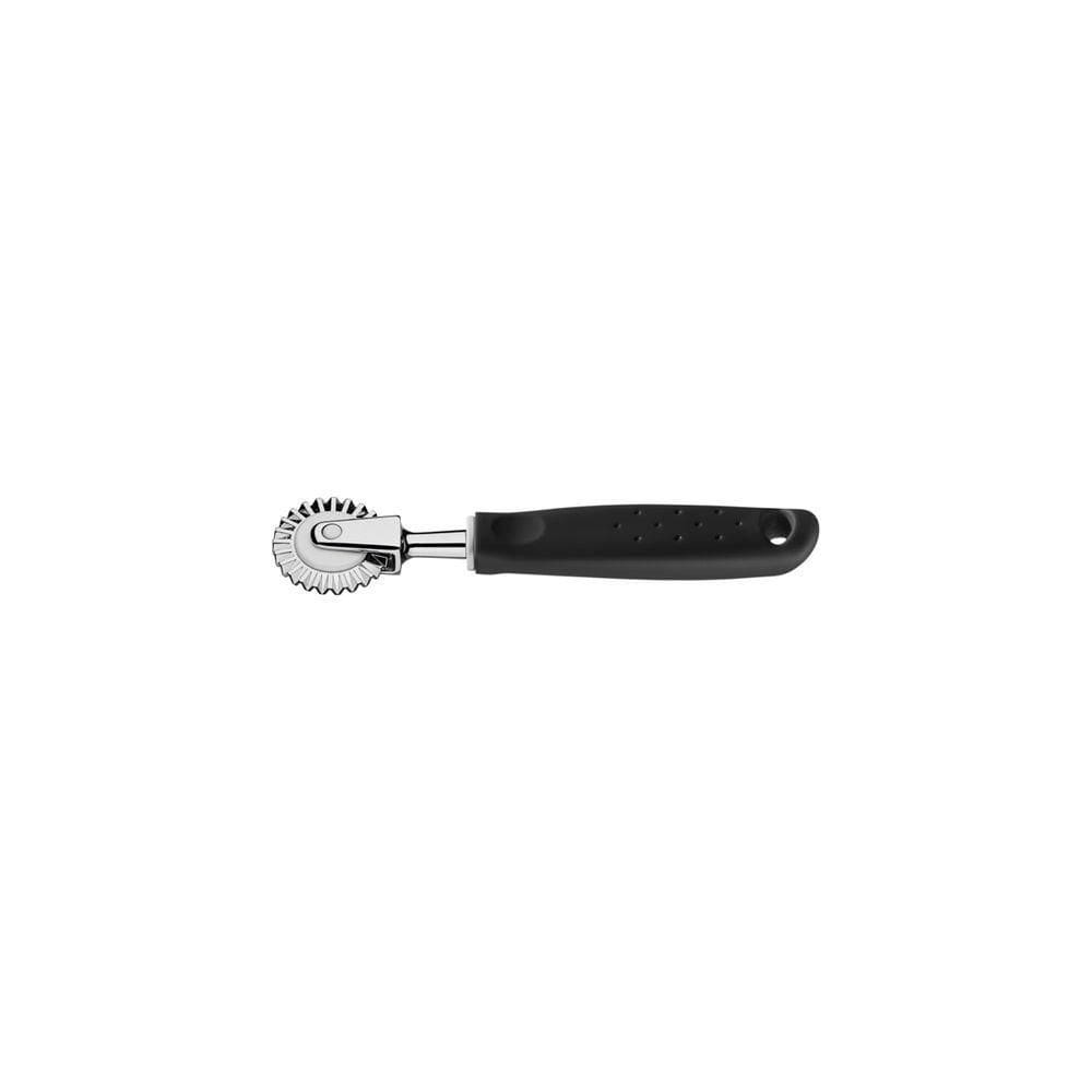 Carretilha De Corte Tramontina Utilita Em Zamak Cromado E Nylon Com Cabo De Polipropileno Preto