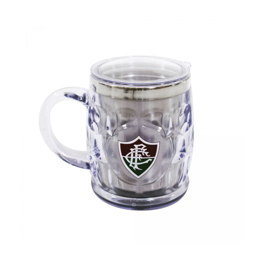 Caneca Térmica com tampa 500ml Fluminense