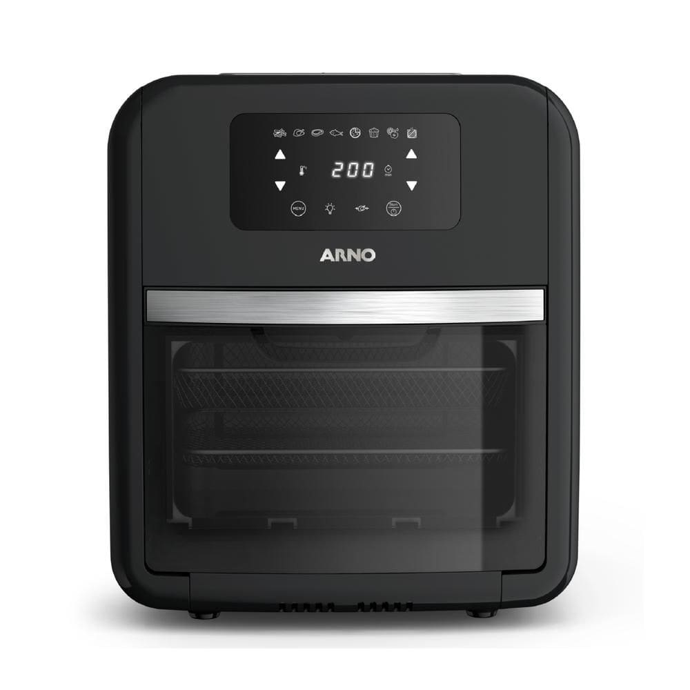 Airfry Oven  Grill Arno Expert 9 em 1 Digital 11L Preta UFE9