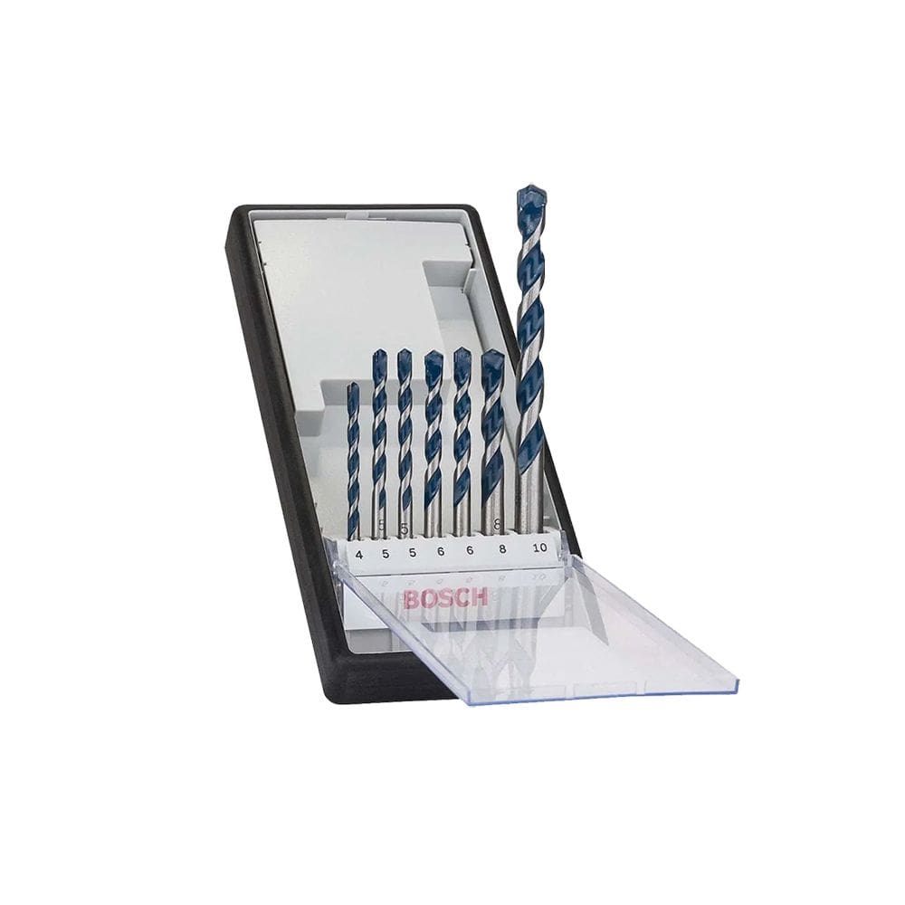Kit 7un Brocas Para Concreto e Pedra 4 a 10mm CYL-5 Bosch
