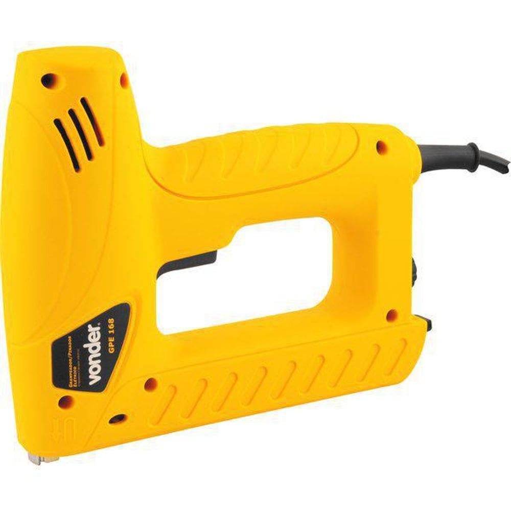 Grampeador Pinador Elétrico Vonder Gpe 168 - Fixação Rápida