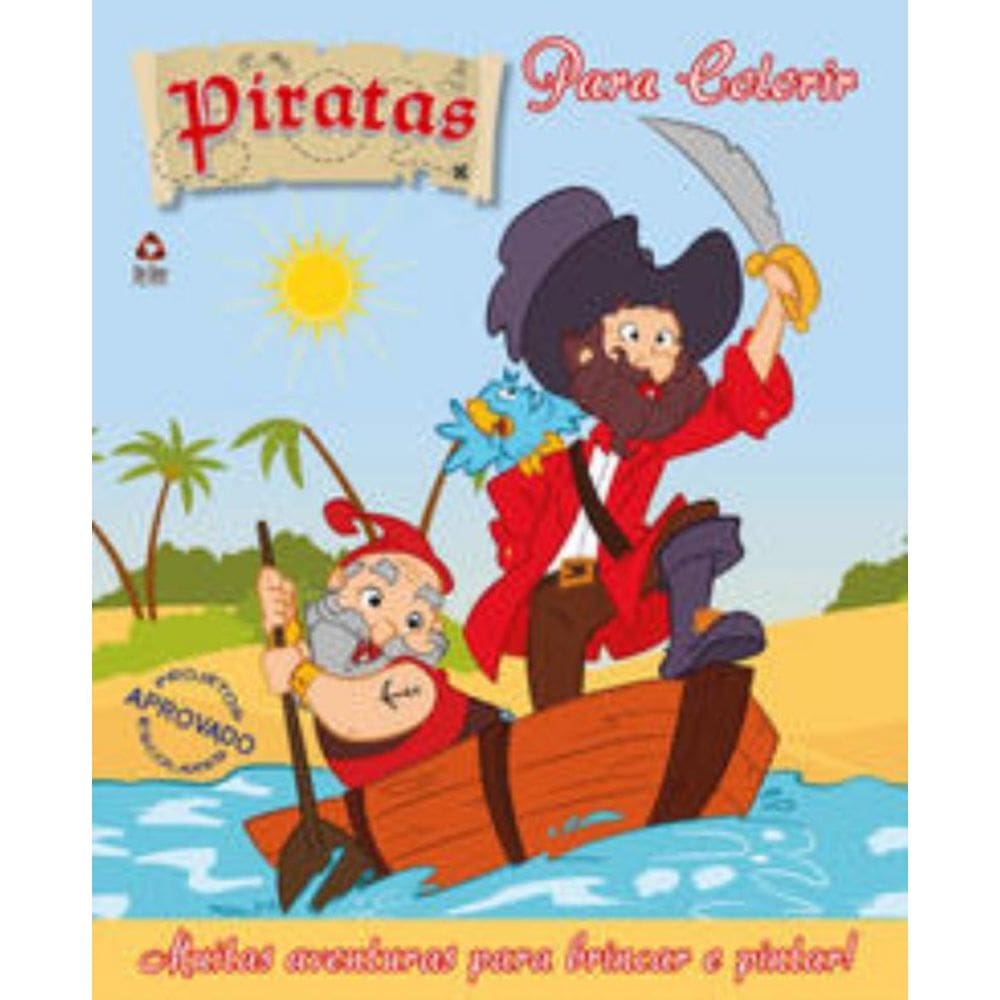 Piratas para colorir