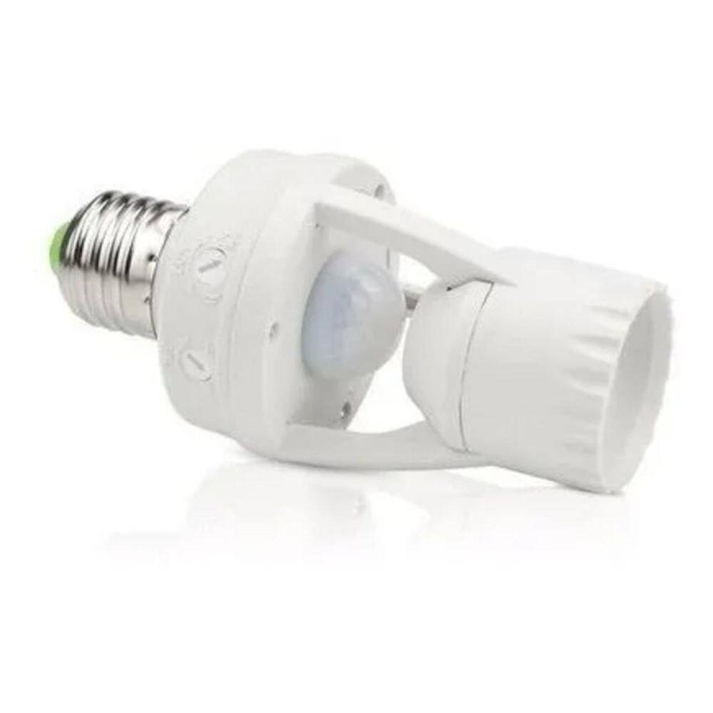 Sensor De Presença Qualitronix Bocal 6 Função Com Fotocélula